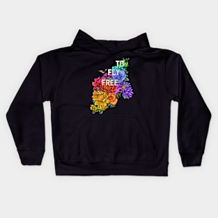 To Fly Free Kids Hoodie